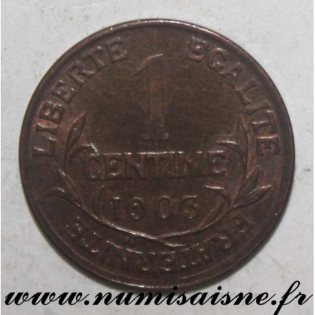 FRANCE - KM 840 - 1 CENTIME 1903 - TYPE DUPUIS