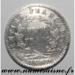 FRANKREICH - KM 691 - 1/2 FRANC 1809 B - Rouen - TYP EMPIRE