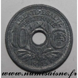 GADOURY 292 - 10 CENTIMES 1945 B - Beaumont le Roger - TYPE LINDAUER - PETIT MODULE - KM 906