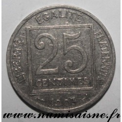 FRANKREICH - KM 855 - 25 CENTIMES 1903 - 1. TYP PATEY