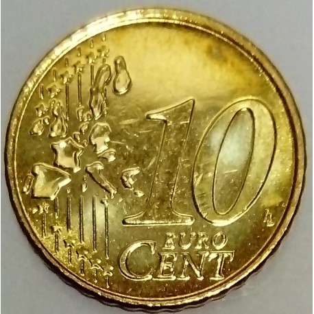 BELGIUM KM 227 10 EURO CENT 1999 ALBERT II