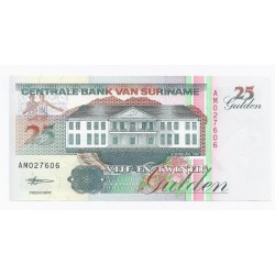 SURINAME - 25 GULDEN -...