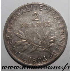 FRANCE - KM 845 - 2 FRANCS 1904 - TYPE SOWER