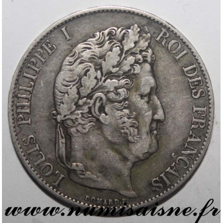 FRANKREICH - KM 749.1 - 5 FRANCS 1846 A Paris TYPE LOUIS PHILIPPE 1er