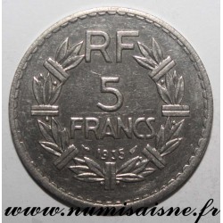 FRANCE - KM 888 - 5 FRANCS 1935 - TYPE LAVRILLIER