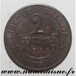 FRANCE - KM 841 - 2 CENTIMES 1914 - TYPE DUPUIS