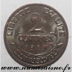 FRANCE - KM 841 - 2 CENTIMES 1919 - TYPE DUPUIS