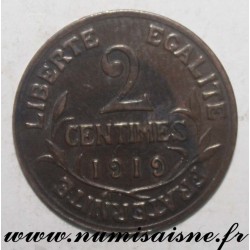 FRANCE - KM 841 - 2 CENTIMES 1919 - TYPE DUPUIS