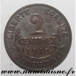 GADOURY 107 - 2 CENTIMES 1919 - TYPE DUPUIS - KM 841