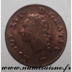 Gad 348 - LOUIS XVI -  LIARD 1789 M - Toulouse - KM 585