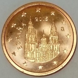 SPAIN - KM 1145 - 2 CENT 2015 - COMPOSTELLE