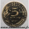 FRANKREICH - KM 933 - 5 CENTIMES 2001 - TYP MARIANNE