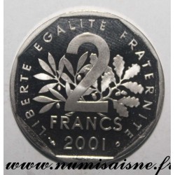 GADOURY 547b - 2 FRANCS 2001 - TYPE SEMEUSE - KM 942