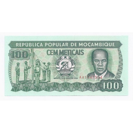 MOZAMBIQUE - 100 METICAIS 16/06/1983 - NEUF