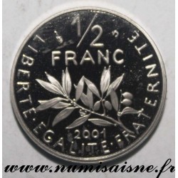 FRANCE - KM 931 - 1/2 FRANC 2001 - TYPE SOWER