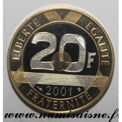 FRANCE - KM 1008 - 20 FRANCS 2001 - TYPE MONT SAINT MICHEL