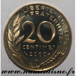 FRANKREICH - KM 930 - 20 CENTIMES 2000 - TYP MARIANNE