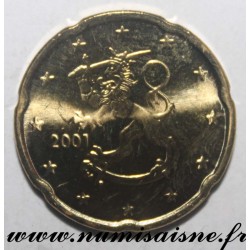 FINLANDE - KM 102 - 20 CENT 2001