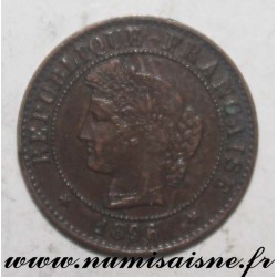 FRANCE - KM 826 - 1 CENTIME 1897 A - Paris - TYP CÉRÈS