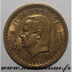 MONACO - KM 120a - 1 FRANCS 1943 - TYPE LOUIS II