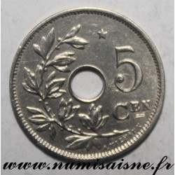 BELGIEN - KM 94 - 5 CENTIMES 1931 - Mit Stern - Flämische Legende - LEOPOLD 1.