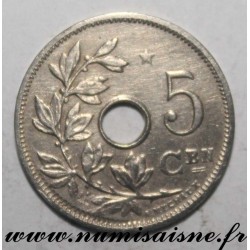 BELGIEN - KM 94 - 5 CENTIMES 1930 - Mit Stern - Flämische Legende - LEOPOLD 1.