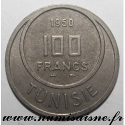 TUNISIA - KM 276 - 100 FRANCS 1950 - Muhammad al-Amin