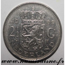 NETHERLANDS - KM 191 - 2 1/2 GULDEN 1969