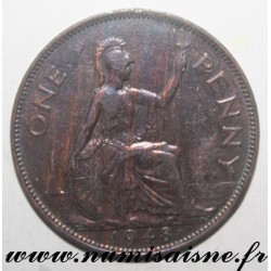 GRANDE BRETAGNE - KM 845 - 1 PENNY 1948 - GEORGE VI