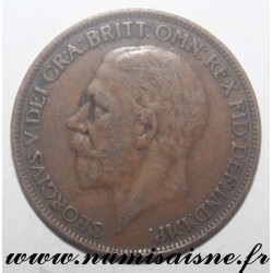 GREAT BRITAIN - KM 826 - 1 PENNY 1927 - GEORGE V