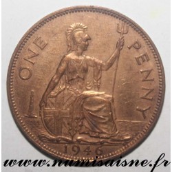 GRANDE BRETAGNE - KM 845 - 1 PENNY 1946 - GEORGE VI