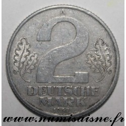 ALLEMAGNE - KM 14 - 2 MARK 1957 A - Berlin - RÉPUBLIQUE DÉMOCRATIQUE