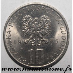 POLAND - Y 73 - 10 ZLOTYCH 1975 - BOLESLAW PRUS