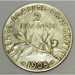 FRANCE - KM 845 - 2 FRANCS 1908 TYPE SOWER