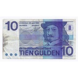 NIEDERLANDE - PICK 91 - 10 GULDEN - 25/4/1968 - S