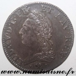 FRANKREICH - KM 323 - LOUIS XV - ECU MIT ALTER KOPF  1773 L - Bayonne - neu graviertes Haar