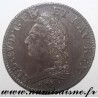 Gad 323 - LOUIS XV - ÉCU À LA VIEILLE TÊTE 1773 L - Bayonne - CHEVELURE REGRAVÉE