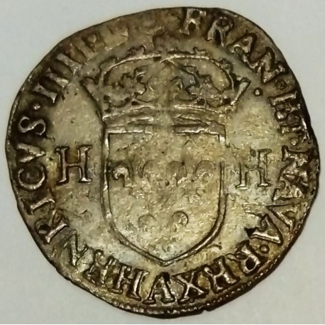 Dup 1246 - HENRI IV - DOUZAIN AUX 2 H - 1ER TYPE - 1596 - PARIS