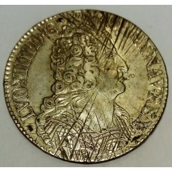 Gad 229 - LOUIS XIV - 1643-1715 - ÉCU AUX 3 COURONNES 1712 T - NANTES