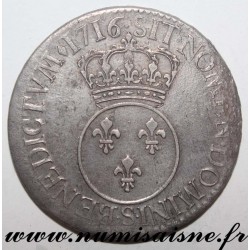 FRANCE - Gad 317 - LOUIS XV - ECU SAYS FARTHINGALE 1716 S - Reims