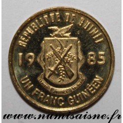 GUINÉE - KM 56 - 1 FRANCS 1985