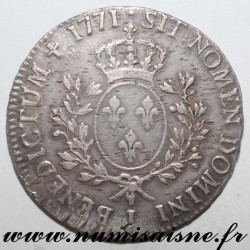 FRANKREICH - Gad 323 - LOUIS XV - ECU MIT ALTER KOPF 1771 I - Limoges