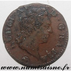 FRANCE - Gad 280 - LOUIS XV - SOL WITH OLD HEAD - 1772 D - LYON