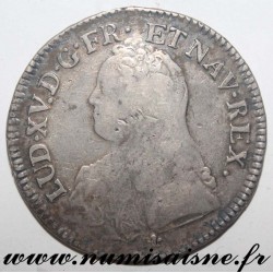 FRANKREICH - Gad 321 - LOUIS XV - ECU MIT OLIVENZWEIG 1734 K - Bordeaux