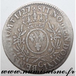 FRANKREICH - Gad 321 - LOUIS XV - ECU MIT OLIVENZWEIG 1727 C - Caen