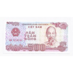 VIETNAM - billet de 500 DONG - 1988 - XF, pick 101