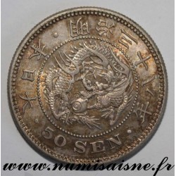 JAPAN - Y 25 - 50 SEN 1905 - YR 38 - Meiji Ära - MUTSUHITO