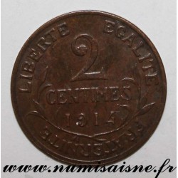 FRANCE - KM 841 - 2 CENTIMES 1914 - TYPE DUPUIS