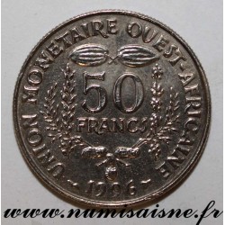 ÉTATS DE L'AFRIQUE DE L'OUEST - KM 6 - 50 FRANCS 1996