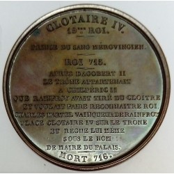 MEDAILLE - CLOTAIRE IV - ROI DE FRANCE EN 715